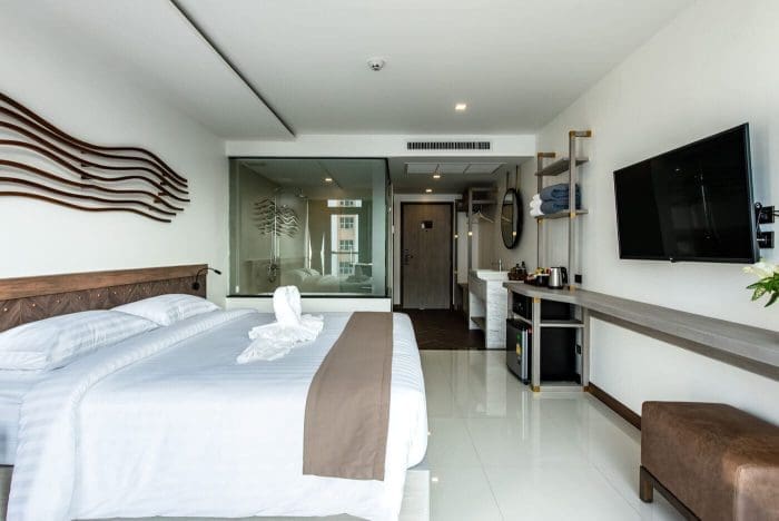 image of a guestroom at the guest friendly Blackwood Hotel in Pattaya
